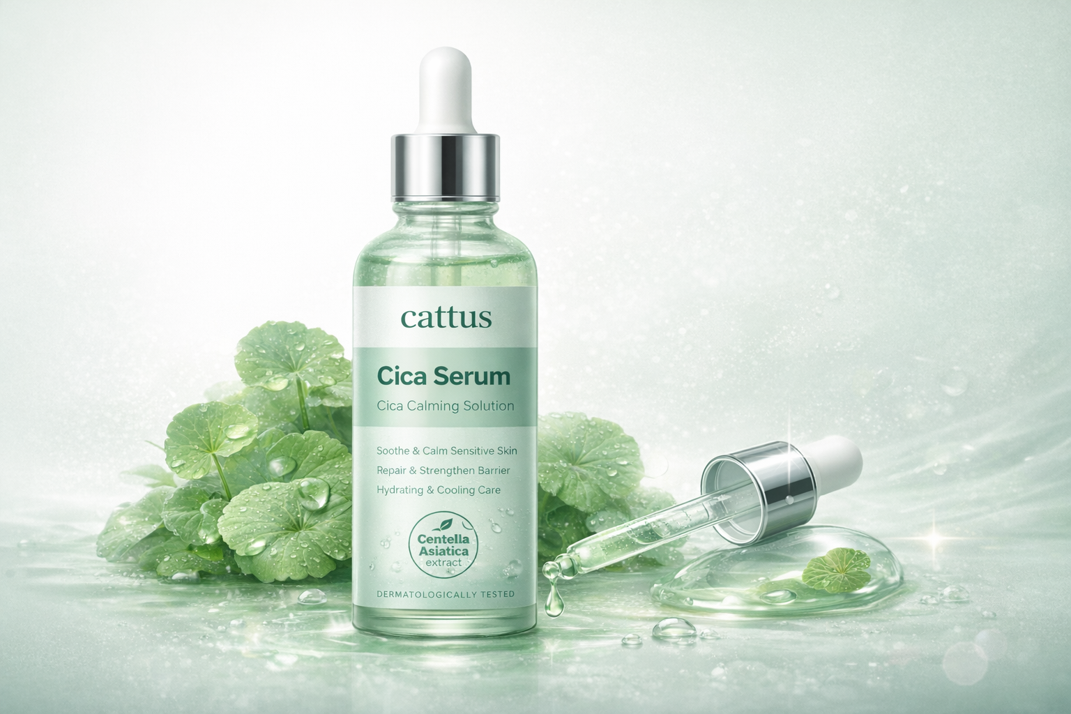 cattus cica serum is one of most popular skincare product in Korea